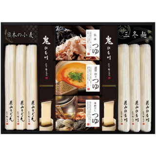 三種のつゆで味わう老舗の三冬麺