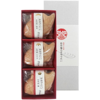 鯛最中お吸物 松竹梅のおめでたい