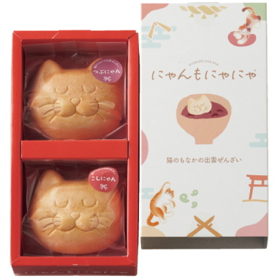にゃんもにゃにゃ 猫のもなかの出雲ぜんざい