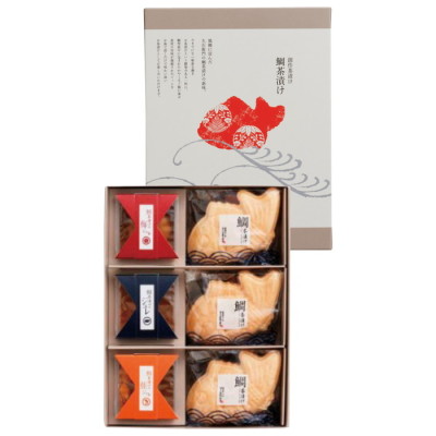 鯛最中のお茶漬詰合せ