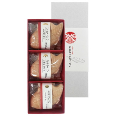 鯛最中お吸物 松竹梅のおめでたい