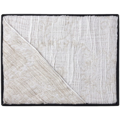 浮かし織 麻混ガーゼケット