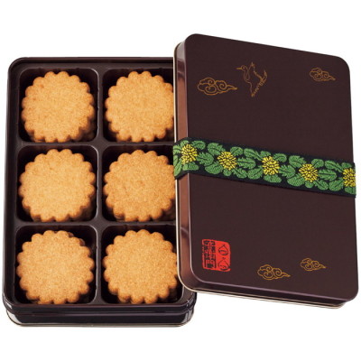 和三盆糖入りクッキー缶