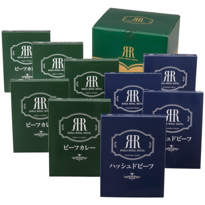 ビーフカレー&ハッシュドビーフ