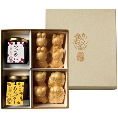 季のあん･どうぶつのもなか詰合せ
