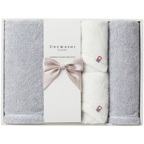 バスタオルセット [ブルー](QS6152366)｜阪急ギフトモール｜阪急百貨店