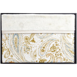 シール織コットンケット(毛羽部分)