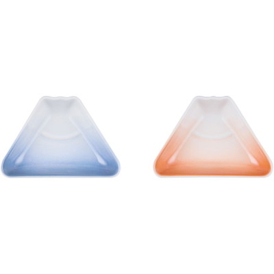 ラッキーモチーフ ミニ･ディッシュ フジ パウダーシャンブレー&パウダーマロニエ