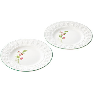 フェスティビティ ラズベリー プレート 21cm ペア