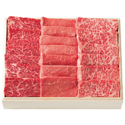 黒毛和牛 焼肉用牛肉盛合せ　370g