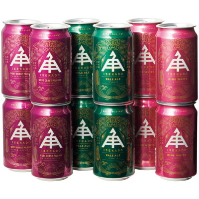 ISEKADO クラフトビール 3種12缶飲みくらべセット