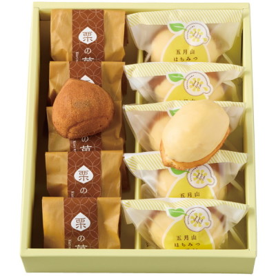 五月山はちみつレモンケーキと栗の菓