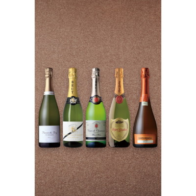 シャンパーニュ･カヴァ入りスパークリング 5本セット
