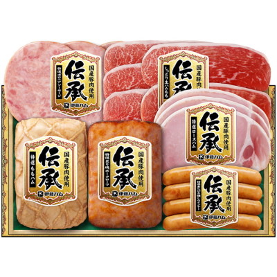 伝承国産豚肉ハム詰合せ