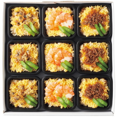 3種の彩り炊き込みご飯セット