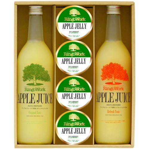完熟アップルジュース&ゼリーセット(SR5081434)｜阪急からのお歳暮