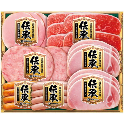 伝承国産豚肉ハム詰合せ
