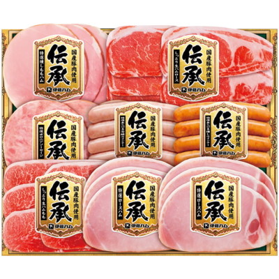伝承国産豚肉ハム詰合せ