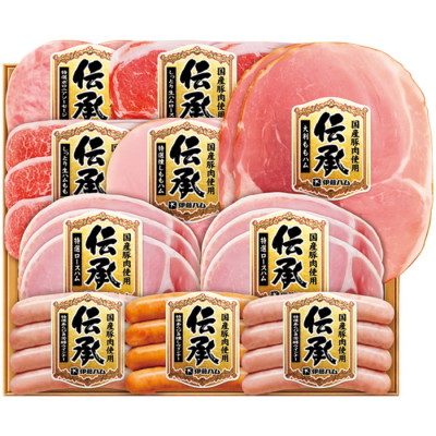 伝承国産豚肉ハム詰合せ
