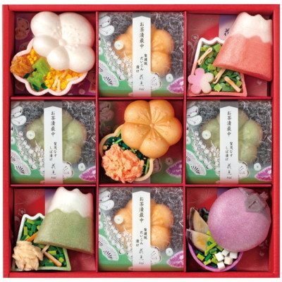 京のお茶漬･お吸物 迎春最中詰合せ