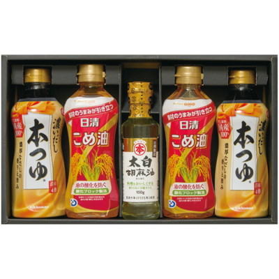 濃いだし本つゆ&日清こめ油ギフト