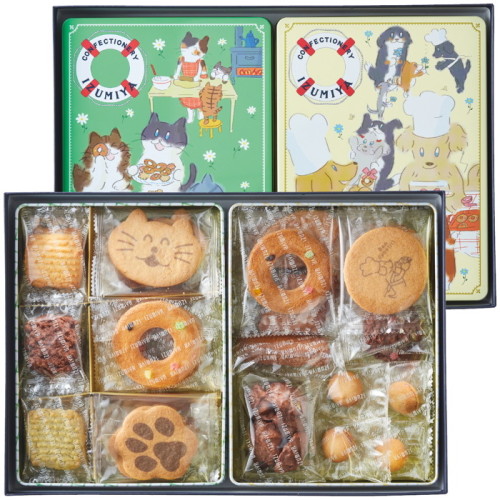 うめともものおいしいクッキー缶　うめともものふつうの暮らし　缶のみ うめともものふつうの暮らし うめとももとクッキー - 藤沢カミヤの