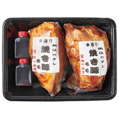秘伝のタレ焼き豚