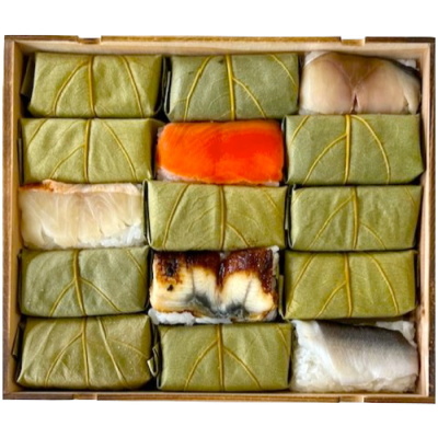 柿の葉ずし涼味5色15個