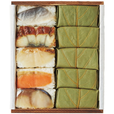 柿の葉ずし涼味5色20個