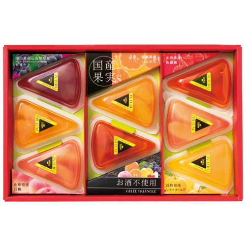果物 国産果実のジュレ・トリアングル(TY5052540)｜阪神からのお中元