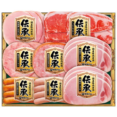 伝承国産豚肉ハム詰合せ