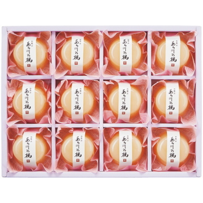 あら川の桃ゼリー