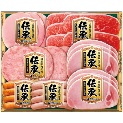 伝承国産豚肉ハム詰合せ(6種7品入)