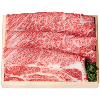 黒毛和牛 カタロースすき焼用牛肉 360g